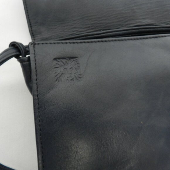 Anne Klein Calderon Vintage Quilted Leather Embroider Shoulder Bag Purse Clutch - Picture 12 of 15